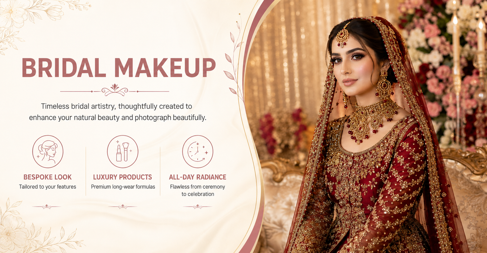 Bridal makeup