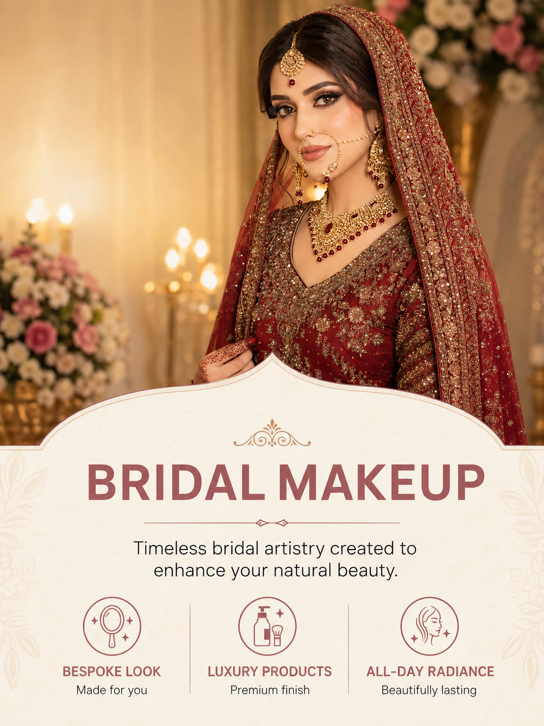 Bridal makeup package