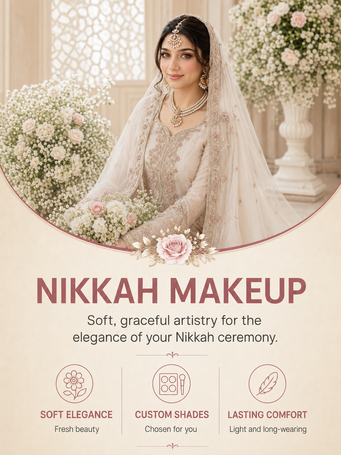 Nikkah makeup package